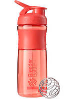 Шейкер спортивний (пляшка) BlenderBottle SportMixer Flip 28oz/820ml Coral лучшая цена с быстрой доставкой по