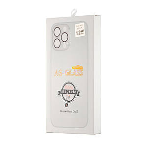 Чохол AG-Matte with MagSafe Protected Camera iPhone 14 Pro Max White, фото 3