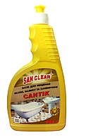 Засіб San Clean для чищення кахлю, фаянсу та санвиробів 750 мл запаска