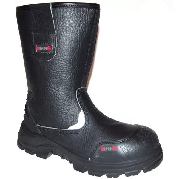 Чоботи робочі шкіряні утеплені Rhino Bering 8809 S3 SRC (Чехія), розміри 39 40 41 42 43 44 45 46 47 48