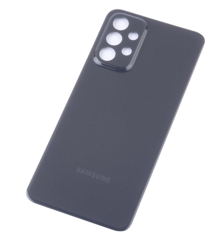 Задня кришка для Samsung A235F Galaxy A23, чорна, фото 1