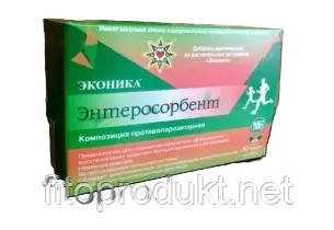 Капсули Ентеросорбент протиглистова профілактика 30 капсул Еконіка