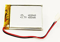 Аккумулятор литий-полимерный 403040 3,7V 400mAh (4*30*40мм)