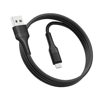 Кабель Ridea RC-M112 Fila 3A USB to Micro USB Чорний