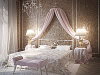 Двуспальная металлическая кровать Хризантема от ТМ Теnero
