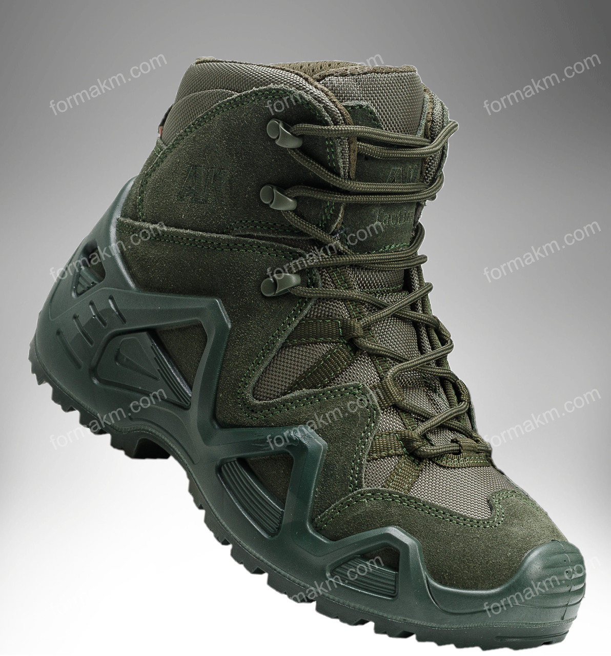 Напівчеревики тактичні всесезонні / тактичне взуття на мембрані AK GTX Mid (olive)