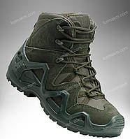 Полуботинки тактические всесезонные / тактическая обувь на мембране AK Lowa GTX Mid (olive)
