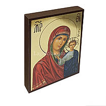 Ікона вінчальна пара Божа Матір Казанська та Ісус Христос 10 Х 14 см, фото 2