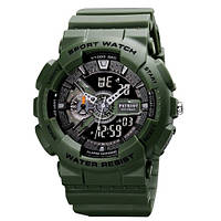 Тактичний багатофункціональний годинник Patriot 005AG Army Green