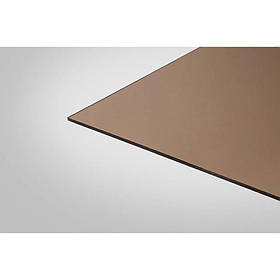 Монолітний полікарбонат Ultraplast Solid 8мм, 2,05х6,1м, Бронза