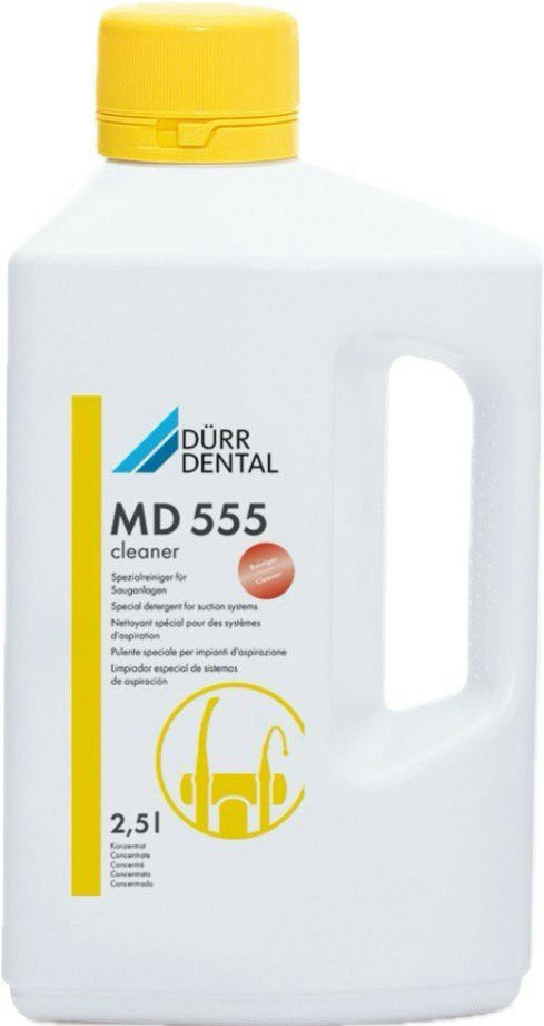 DURR DENTAL MD 555  дезінфектант  для очищення медичних аспіраційних систем 2,5 л