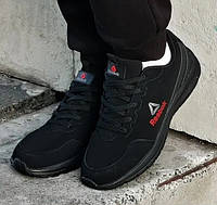 Кроссовки женские Reebok черные замшевые, кроссовки под джинсы для мужчин Рибок (размеры в описании)