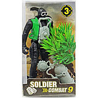 Фигурка аквалангиста "Soldier combat" (вид 5) Пластик Черный (227729)