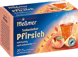 Тосканський персиковий чай Meßmer Früchtetee Toskanischer Pfirsich (20 пакетиків), 50 г