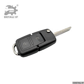 Викидний ключ корпус Beetle Volkswagen 2 кнопки індикатор посередині 1J0959753AG