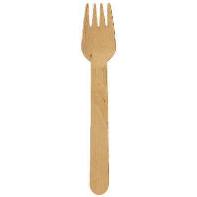 Виделка дерев'яна 16см (100шт/уп)