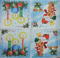 Серветка для декупажу НГІ-8, 33х33см