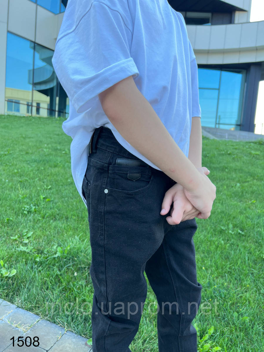 Джинсы зауженные для мальчика 8-16 лет Венгрия - фото 9 - id-p2026588298