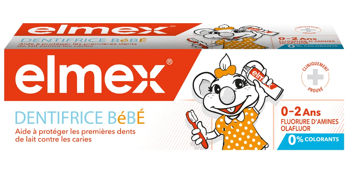 Дитяча зубна паста Elmex Dentifrice Bebe (від 0-2 років), 50 мл