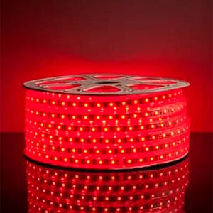 Світлодіодна стрічка на 100 метрів Червона від мережі 220v LED 5050
