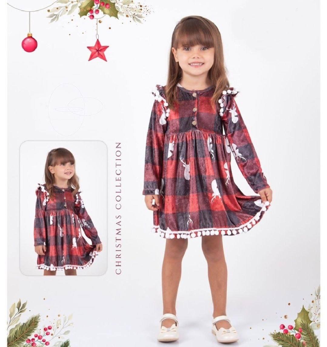 Дитяча святкова новорічна сукня для дівчинки на 2-5 років