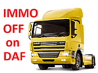 Вимкнення іммобілайзера на DAF Euro 5 (Xf 105, Xf 95, XF 85)