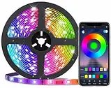 Яскрава світлодіодна стрічка RGB 5 м із Bluetooth 5050 RGB | Стрічка RGB багатобарвна з дистанційним керуванням, фото 8