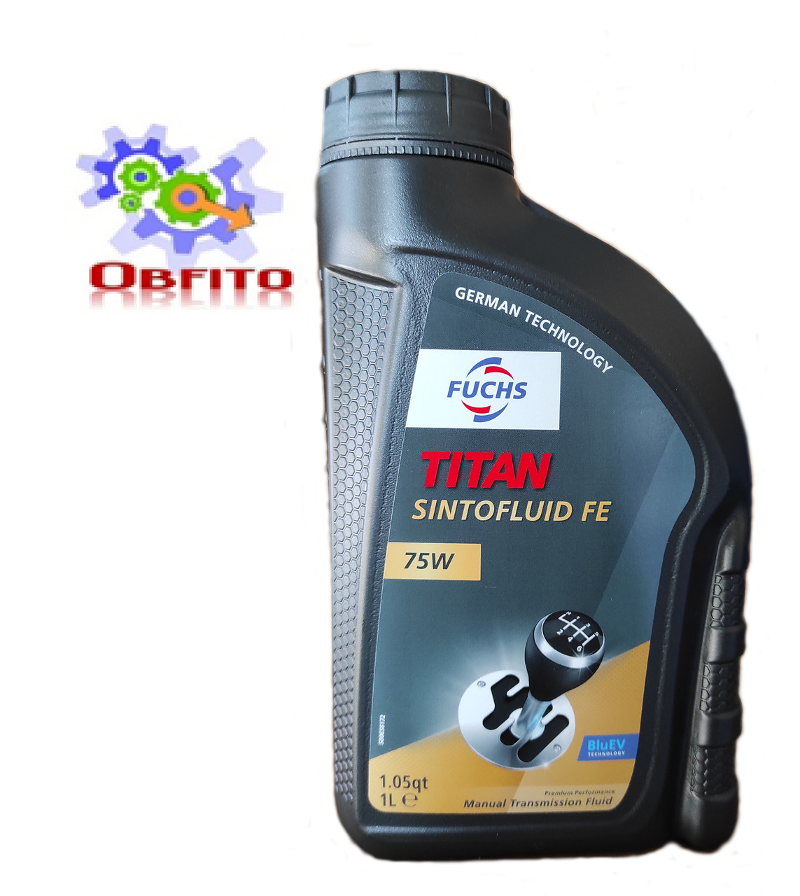 Трансмісійна синтетична олива Fuchs TITAN SINTOFLUID FE SAE 75W, 1л