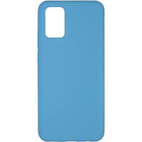 Чехол - накладка для Samsung A02s / бампер на самсунг А02c / Original 99% Soft Matte Case / голубой .