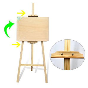 Дерев'яний підлоговий Мольберт (сосна) 1.75см