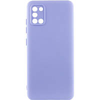 Чехол Silicone Cover Full Camera для Samsung Galaxy A31 Сиреневый