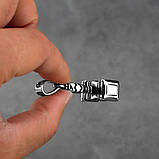 Чоловічий кулон підвіска з ланцюжком THOR'S HAMMER на шию з медичної сталі під срібло з Молотом Тора, фото 7
