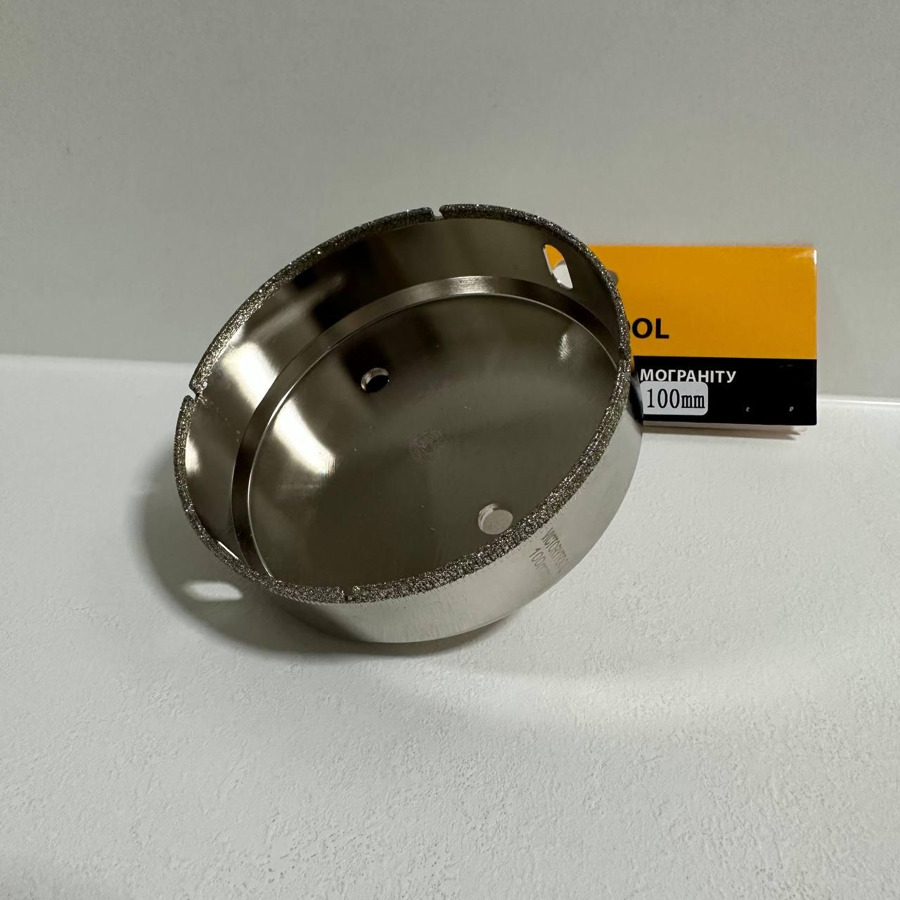Коронка алмазна гальванічна VICTORYTOOL 100мм для свердління, фото 1