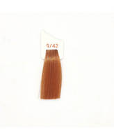 Крем-фарба 9/42 дуже світлий коньячний блонд Inebrya Color, 100 мл