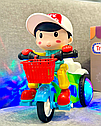 Музична іграшка Shantou мотоцикліст (1) 3115 з підсвіткою Хлопчик, фото 2
