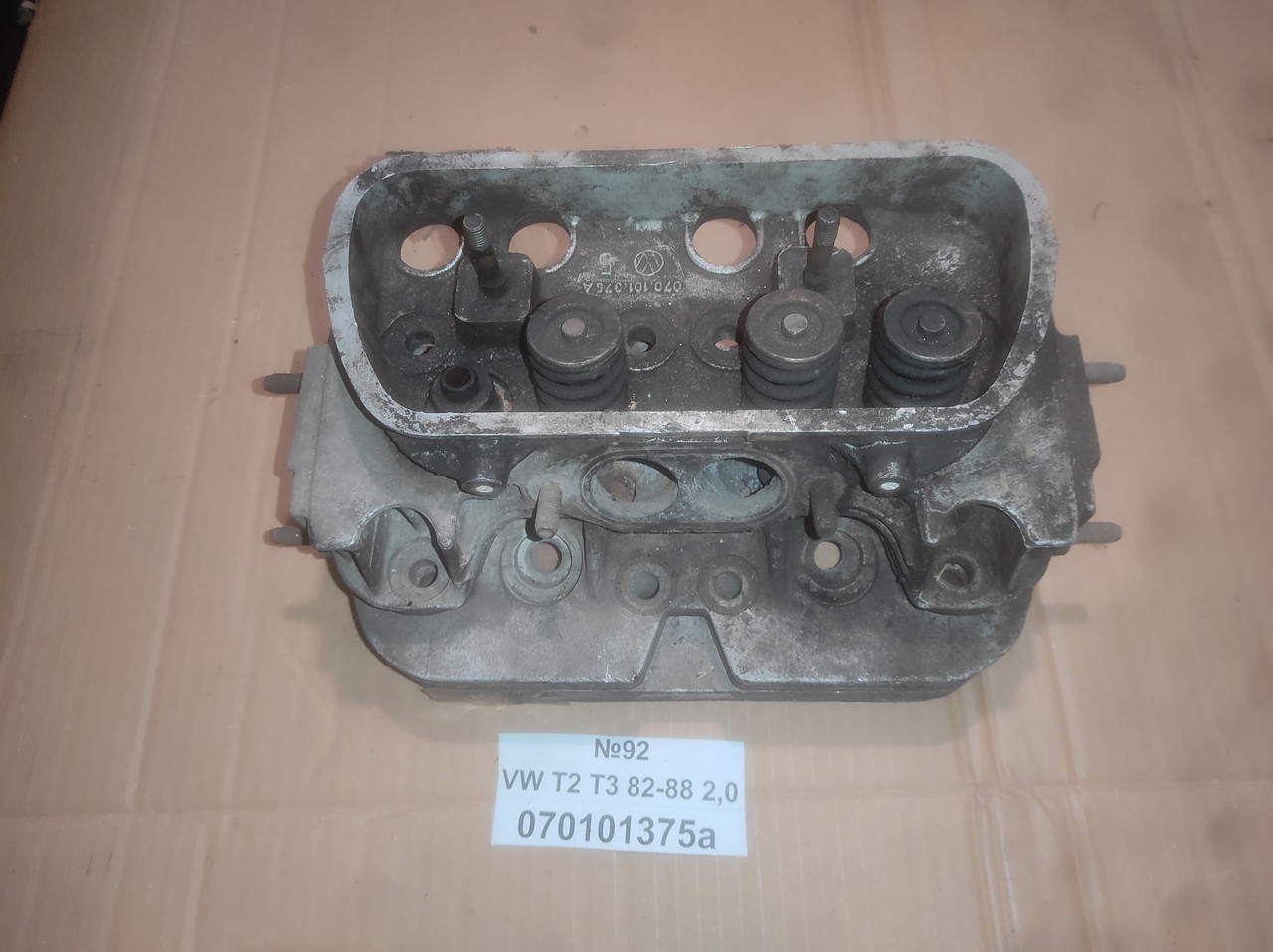 No92 Головка блока циліндрів 2.0 070101375a для Volkswagen T2 T3 82-88, фото 1
