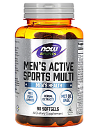 NOW Foods, Sports, Men's Active Sports Multi, 90 Softgels