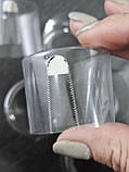 Термозбіжні ковпачки на пляшку прозорі - набір 10 штук (36 мм х 30 мм), фото 3