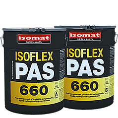 Ізофлекс-Пас 600 / Isoflex-Pas 600 - 2х-компонентна холодна полімочевина (УФ-стійка), біла (к-т 25 кг)