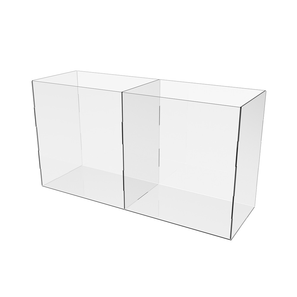 Коробка акрилова EKOSTAR 410х135х220 2 комірки