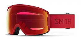 Гірськолижна маска Smith Proxy Black Лінза ChromaPop Photochromic Red mirror (S1-S2) (Уцінка)