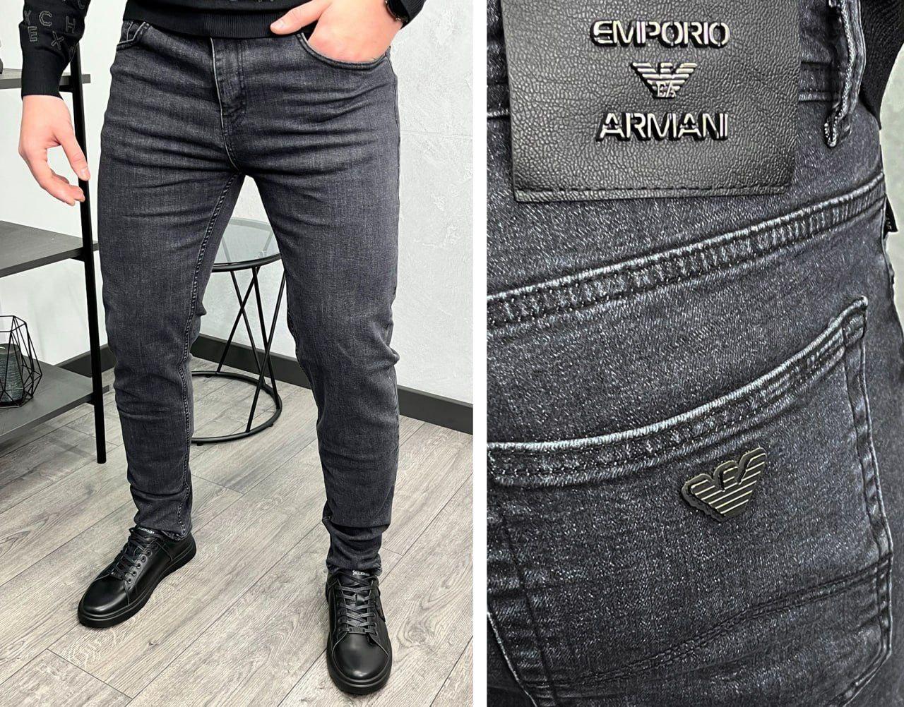 Чоловічі джинси Emporio Armani H4061 чорні 30, 31, фото 1