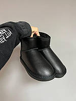 UGG Classic Black Leather кроссовки и кеды высокое качество Размер 40