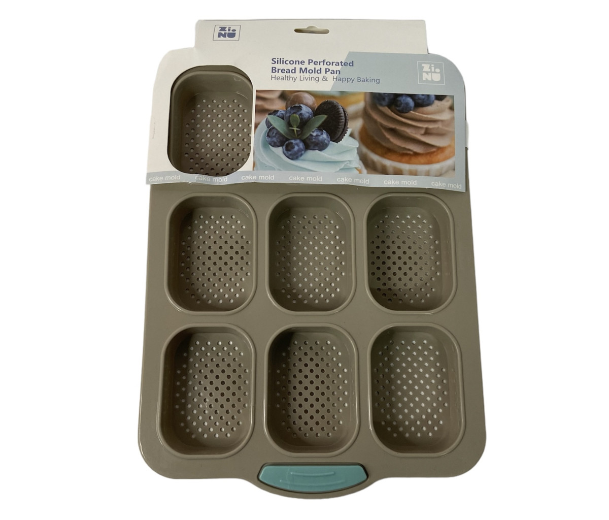 Форма перфорована силіконова Прямокутна 9 шт.