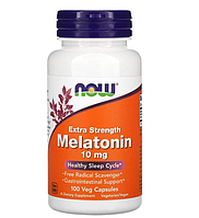 Мелатонин Now Foods (Melatonin Extra Strength) 10 мг 100 вегетарианских капсул