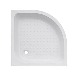 Душовий піддон Vivia Anri 80x80x15 см напівкруглий акриловий