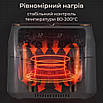 Аерофритюрниця SOKANY SK-ZG-8030 2800 Вт 8 л із сенсорним керуванням і таймером для готування без олії, фото 6