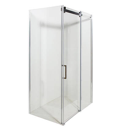 Душова кабіна VIVIA RIMMA VR 120-80R 80x120x190 см без піддону прямокутна хром прозоре скло, фото 1