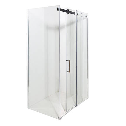 Душова кабіна VIVIA RIMMA VR 120-80R 80x120x190 см без піддону прямокутна хром прозоре скло, фото 3