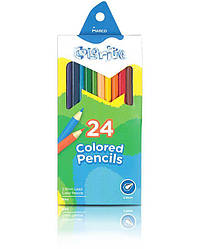 Олівці кольорові Marco Colorite 24 кольори, шестигранні